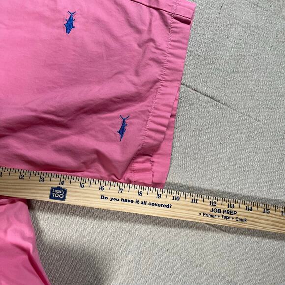 Vineyard Vines Men’s Pink Shorts 36 Waist 9 Inch Inseam Preppy - Picture 4 of 6